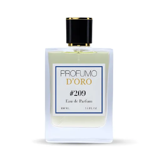 Profumo Doro 209 – eleganter Flakon mit zitrisch-holzigem Eau de Parfum aus Grapefruit, Ambroxan und Hölzern für Herren